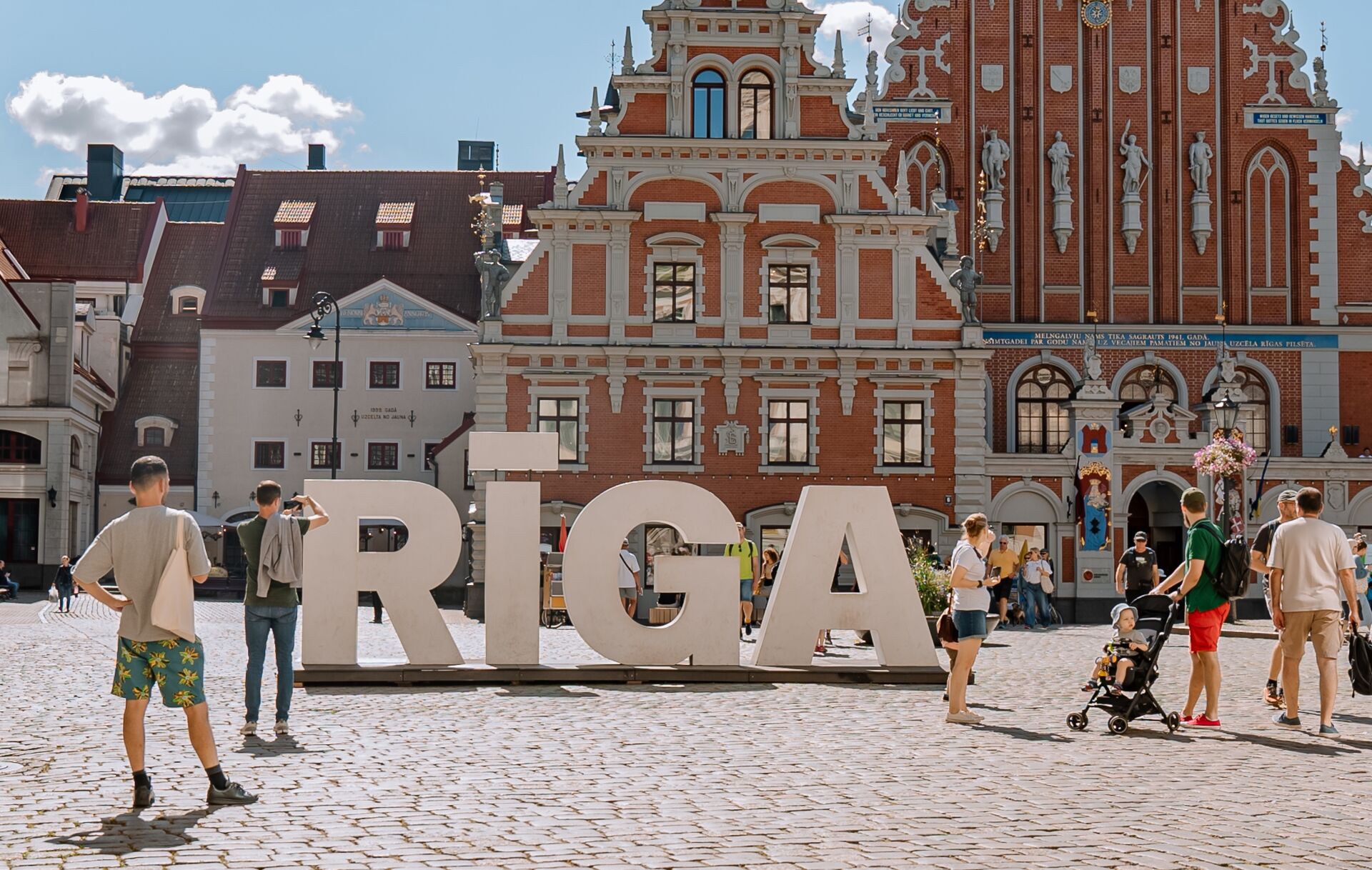 A panoramic view of Riga